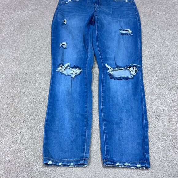 Garage Jeans Women’s Blue Retro High Waist Distressed Pockets Size 9 - Picture 6 of 12
